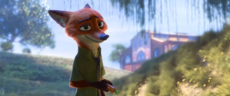 アイスキャンディーを持ち、不敵な笑みを浮かべるキツネのニック